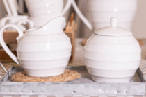 Suiker- en melkservies