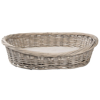 Clayre &amp; Eef | Hondenmand Grijs 74x57x19 cm | 5RO0388