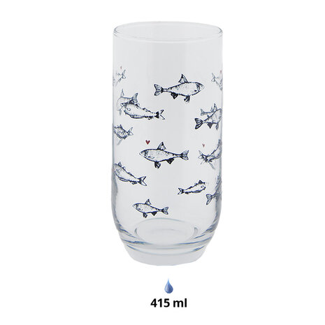Clayre & Eef | Waterglas Transparant 380 ml | SSFGL0001