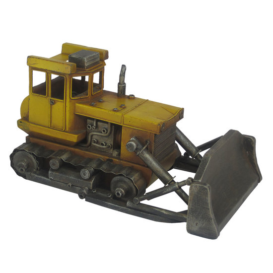 Bulldozer 33*19*17 cm Geel | JJAU0028 | Clayre &amp; Eef