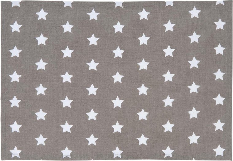 Placemat ( set 6) 48*33 cm Taupe | CAS40TP | Clayre & Eef