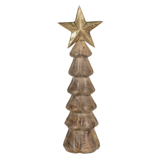 Kerstboom 10*10*36 cm Bruin | 6H1853 | Clayre &amp; Eef