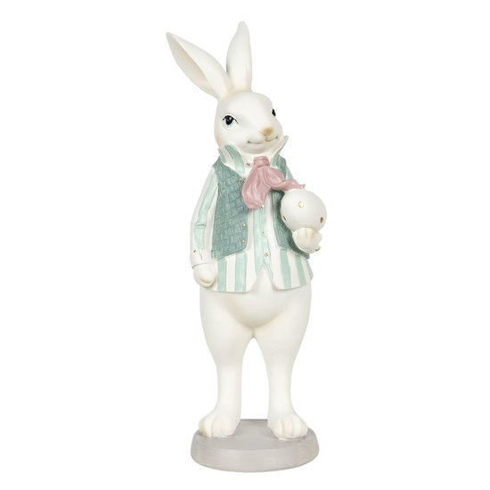 Decoratie konijn jongen 10*10*25 cm Multi | 6PR3147 | Clayre &amp; Eef