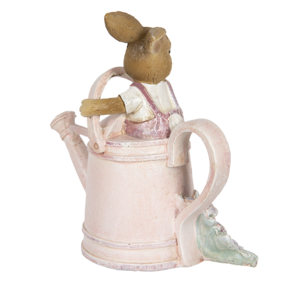 Decoratie konijn 10*6*11 cm Roze | 6PR3304 | Clayre &amp; Eef 2