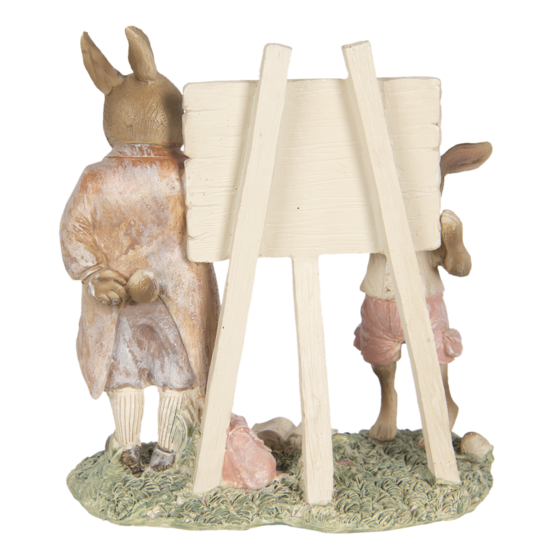 Decoratie konijnen 18*9*19 cm Multi | 6PR3309 | Clayre &amp; Eef 3