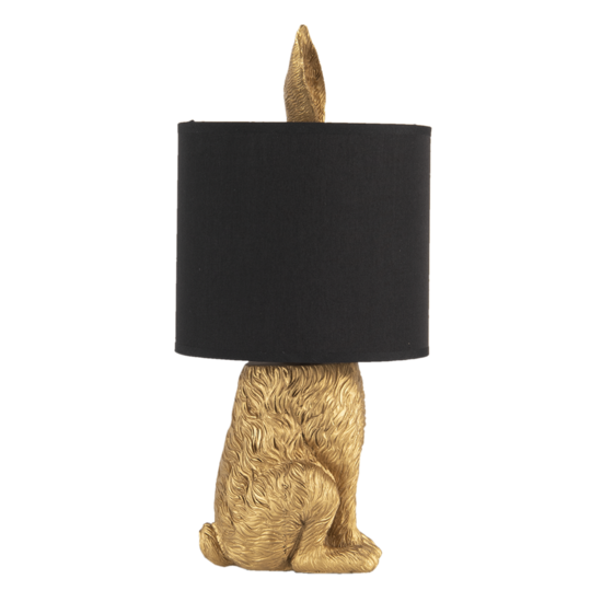 Tafellamp &oslash; 20*45 cm E27/max 1*60W Goudkleurig | 6LMC0013GO | Clayre &amp; Eef 2