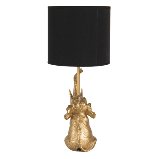 Tafellamp &oslash; 20*46 cm / E27 Goudkleurig | 6LMC0038 | Clayre &amp; Eef 3