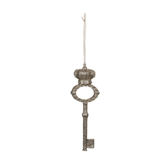 Hanger sleutel 17*5*4 cm Zilverkleurig | 6PR3403 | Clayre &amp; Eef