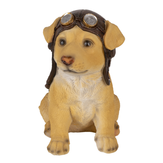 Decoratie hond 14*10*16 cm Bruin | 6PR3368 | Clayre &amp; Eef