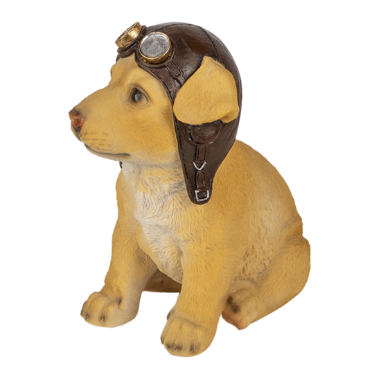 Decoratie hond 14*10*16 cm Bruin | 6PR3368 | Clayre &amp; Eef 1