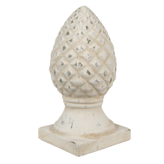 Dennenappel &oslash; 14*28 cm Beige | 6TE0397 | Clayre &amp; Eef