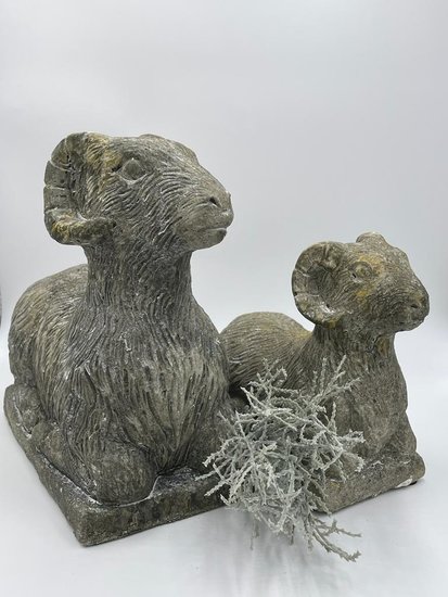 Ram liggend steen stonegrey grijs maat S L15xB8xH15 | 65471 | Home Sweet Home | Stoer &amp; Sober Woonstijl