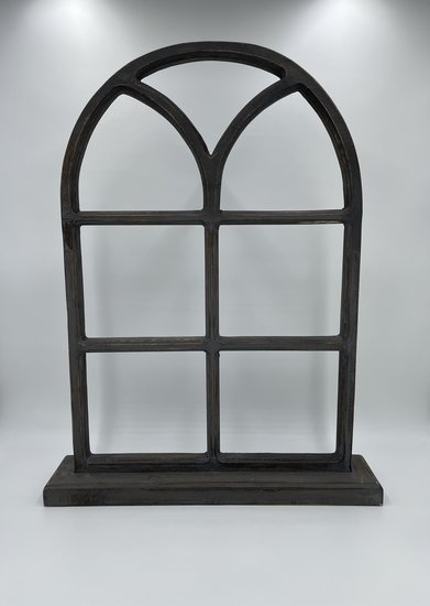 Decoratie stalraam hout op voet  63,5 x 49 cm grijs geschuurd old look | 65501 | Home Sweet Home | Stoer &amp; Sober Woonstijl