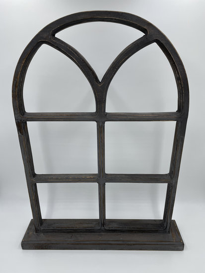 Decoratie stalraam hout op voet  63,5 x 49 cm grijs geschuurd old look | 65501 | Home Sweet Home | Stoer &amp; Sober Woonstijl