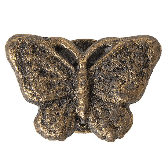 Clayre &amp; Eef | Deurknop Vlinder Goudkleurig 8x5x3 cm / S3 cm | 64268