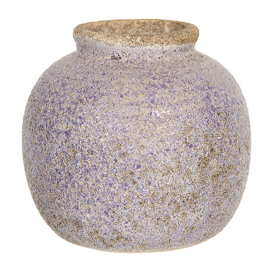 Clayre &amp; Eef | Vaas Paars &oslash; 8x8 cm | 6CE1218
