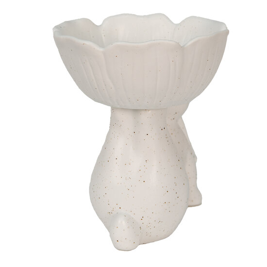 Clayre &amp; Eef | Decoratie Konijn Wit 15x11x14 cm | 6CE1429