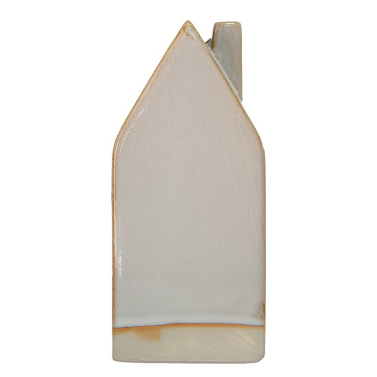 Clayre &amp; Eef | Decoratie Huisje met LED Beige 7x6x15 cm | 6CE1505