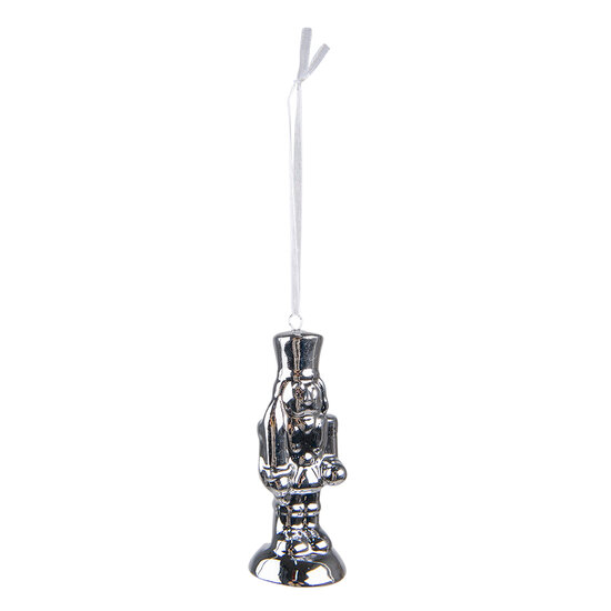 Clayre &amp; Eef | Decoratie Hanger Notenkraker Zilverkleurig 4x4x10 cm | 6CE1493ZI