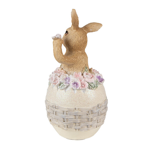 Clayre &amp; Eef | Decoratie beeld Konijn Beige Bruin 6x6x13 cm | 6PR3832