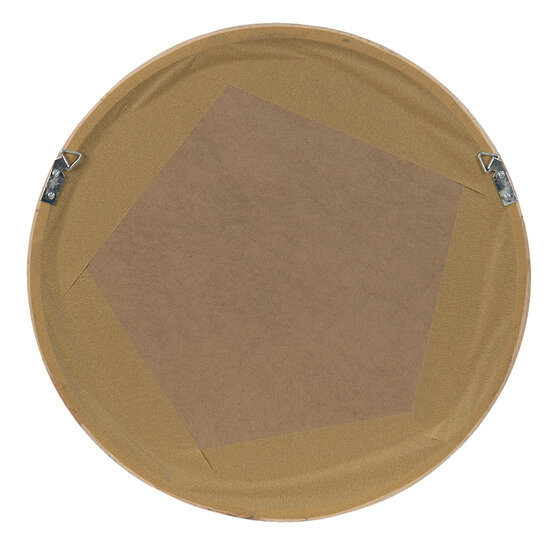 Clayre &amp; Eef | Wandspiegel Bruin &oslash; 50x6 cm | 62S232