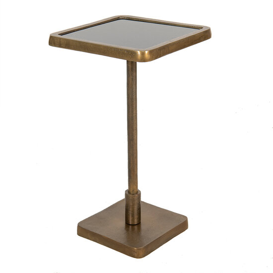 Clayre & Eef | Bijzettafel Goudkleurig 27x27x50 cm | 64856