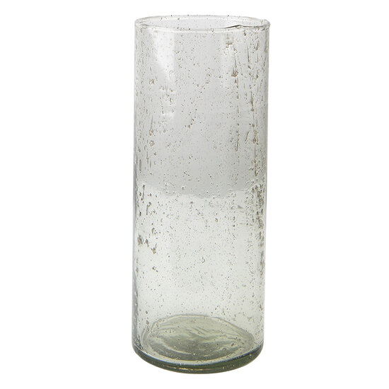 Clayre &amp; Eef | Vazen glas Transparant &oslash; 10x25 cm | 6GL4296