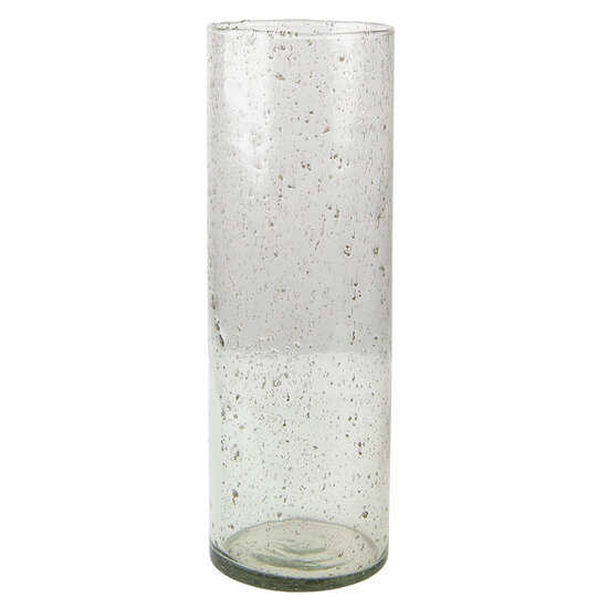 Clayre &amp; Eef | Vazen glas Transparant &oslash; 10x30 cm | 6GL4297
