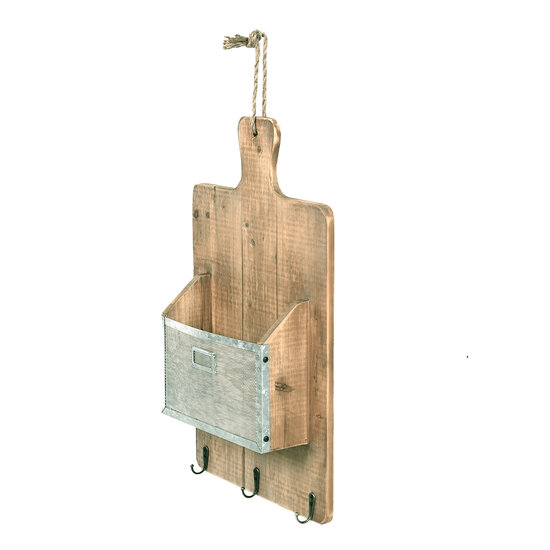 Clayre & Eef | Wandrek Bruin 33x9x55 cm | 6H2143