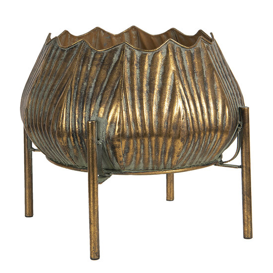 Clayre &amp; Eef | Decoratie Pot Koperkleurig 33x33x28 cm | 6Y4021