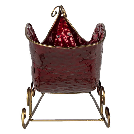 Clayre &amp; Eef | Decoratie Slee Rood 36x18x22 cm | 6Y4442