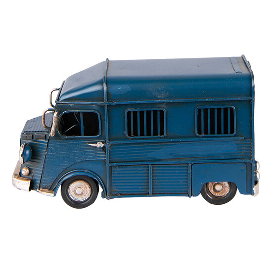 Clayre &amp; Eef | Decoratie bus Blauw 16x7x9 cm | 6Y4958