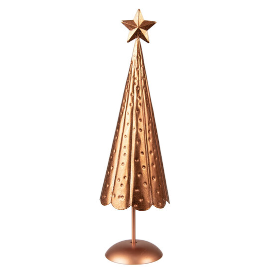 Clayre &amp; Eef | Kerstdecoratie Koperkleurig &oslash; 11x38 cm | 6Y5373