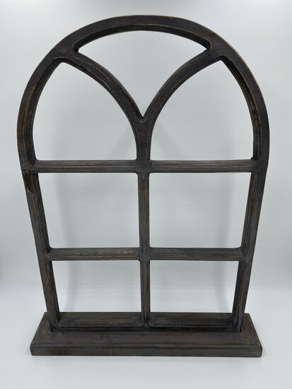 Decoratie stalraam hout op voet  63,5 x 49 cm grijs geschuurd old look | 65501 | Home Sweet Home | Stoer &amp; Sober Woonstijl