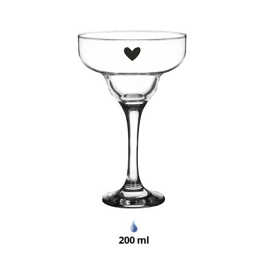 Clayre &amp; Eef | Martiniglas Transparant 200 ml | 6GL4375