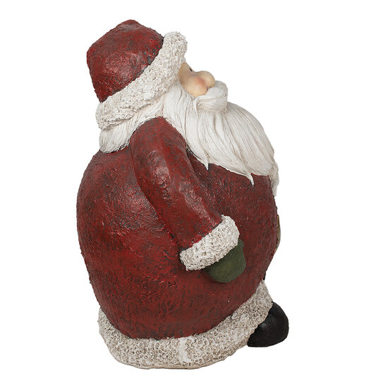 Clayre &amp; Eef | Kerstdecoratie Beeld Rood, Wit 70x60x83 cm | 5PR0122