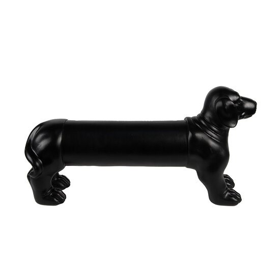 Clayre &amp; Eef | Kalender hond zwart 31x8x15 cm | 6PR3862
