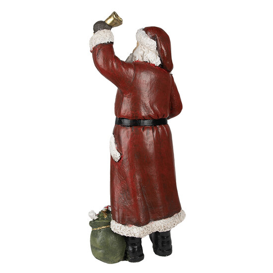 Clayre &amp; Eef | Kerstdecoratie Beeld Rood, Wit 22x15x51 cm | 6PR3915