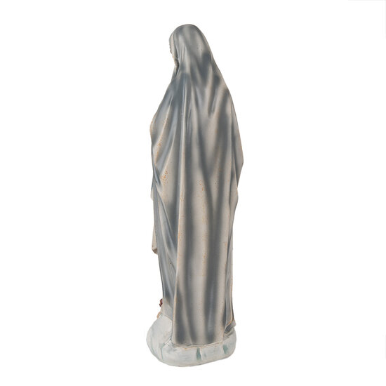 Clayre & Eef | Decoratie Beeld Maria Grijs 11x8x35 cm | 6PR3894