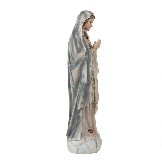 Clayre & Eef | Decoratie Beeld Maria Grijs 11x8x35 cm | 6PR3894