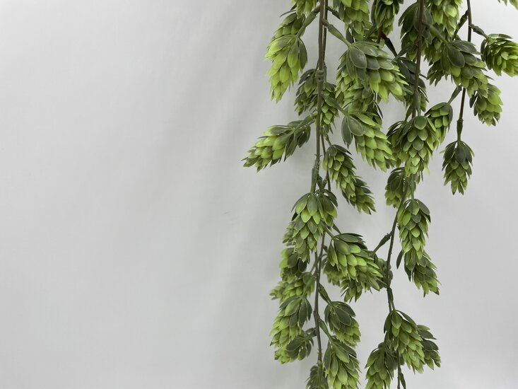 Decoratie hop hanger Humulus Lupulus groen 105cm kunsttak | 796971 | Home Sweet Home | Stoer &amp; Sober Woonstijl