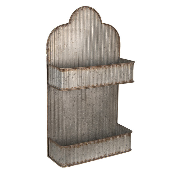 Clayre & Eef | Wandrek Grijs 41x15x70 cm | 5Y1148