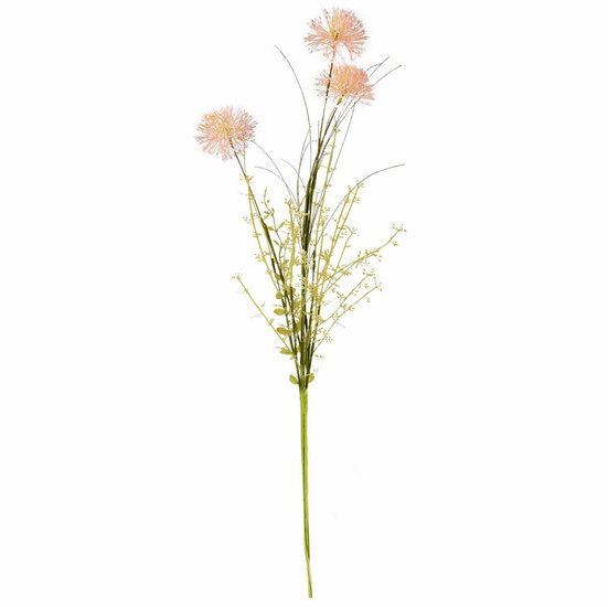 Dekoratief | Decotak met bloemen roze, PVC, 5x3x62cm | A200166