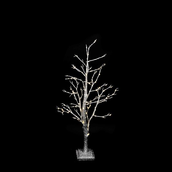 Dekoratief | Decoratieboom &#039;Silver Glitter&#039;, 185 LED, 90cm | A225970