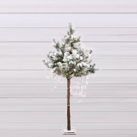 Dekoratief | Decoratieboom &#039;Snow Pine&#039;, 155 LED, 150cm | A225975