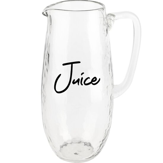 Dekoratief | Kan &#039;Juice&#039;, transparant, glas, 15x15x23cm | A238216