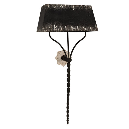 Clayre & Eef | Wandlamp Zwart 55x28x124 cm E27/max 3x60W | 5LMP668