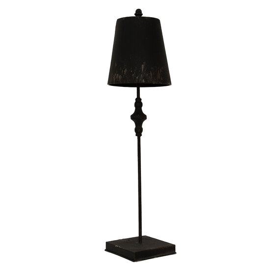 Clayre & Eef | Tafellamp Zwart ø 20x75 cm E27/max 1x60W | 5LMP670