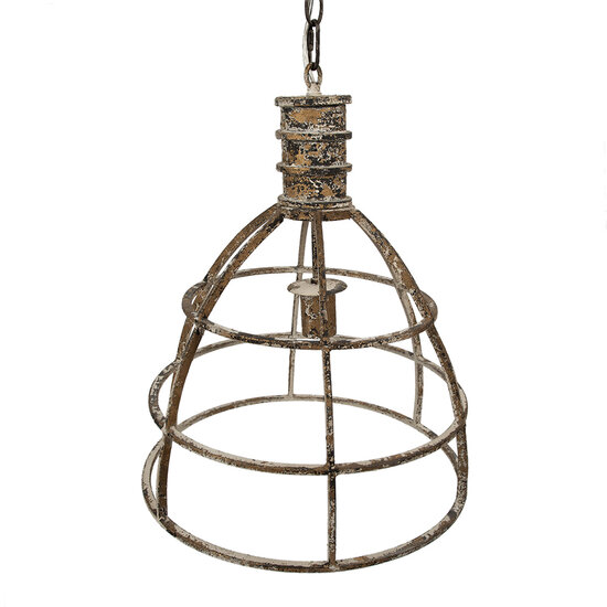 Clayre & Eef | Hanglamp Beige ø 39x47 cm E27/max 1x40W | 6LMP784