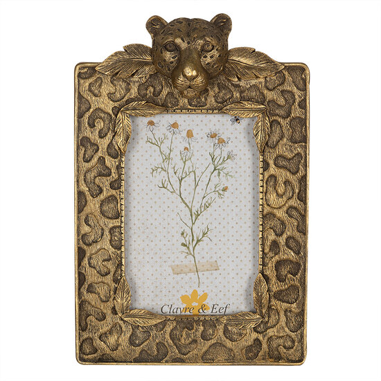 Clayre & Eef | Fotolijst Goudkleurig 16x4x25 cm / 10x15 cm | 2F1034